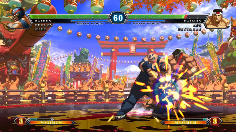 Illustration for article titled The First King of Fighters XIII Screen Shots Bust Out